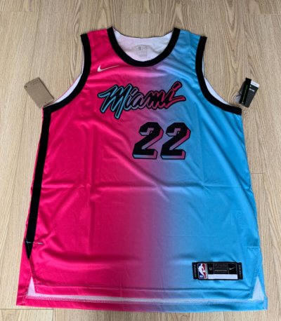 22 Jimmy Butler Miami Heat 2020-21 city jersey player version